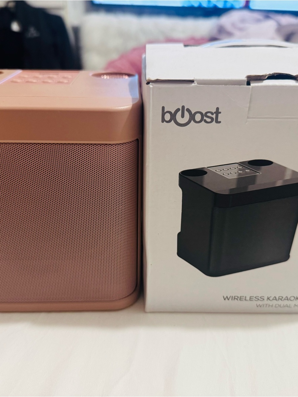 Boost Wireless Karaoke Speaker - Rose Gold